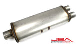 JBA Universal Chambered 304SS Muffler 25x8x5in 3in Center Inlet/2.5in Dual Outlet - 40-252500