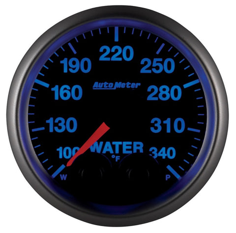 Autometer Elite 52mm 100-340 Deg F Water Temperature Peak and Warn Gauge w/ Electonic Control - 5655