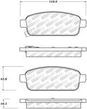 StopTech Street Select Brake Pads - Rear - 305.14680