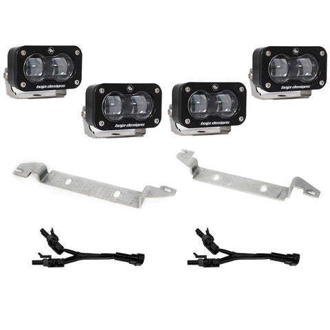 Baja Designs 2022+ Toyota Tundra S2 SAE OEM Fog Light Replacement Kit - Clear - 448162