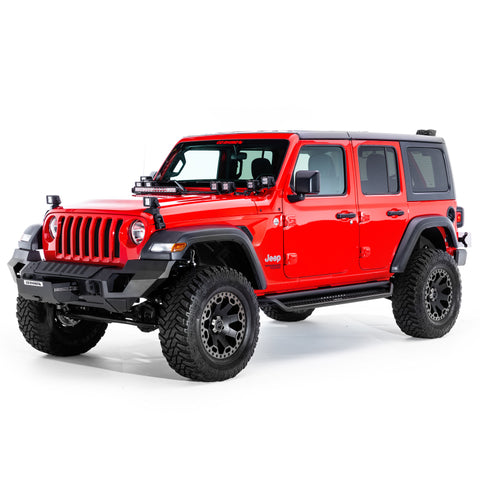 Go Rhino 07-20 Jeep Wrangler JL/JLU/JK/JKU/Gladiator JT Trailline Front Full Width Bumper - 230121T