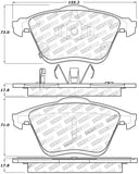 StopTech Performance 06-07 Mazda 6 Front Brake Pads - 309.11860