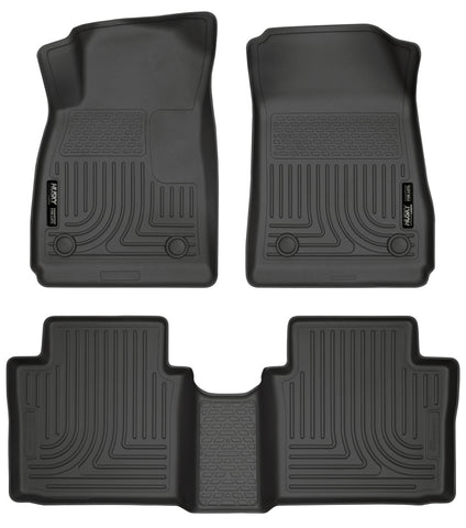 Husky Liners 14 Chevrolet Impala Weatherbeater Black Front & 2nd Seat Floor Liners - 99101