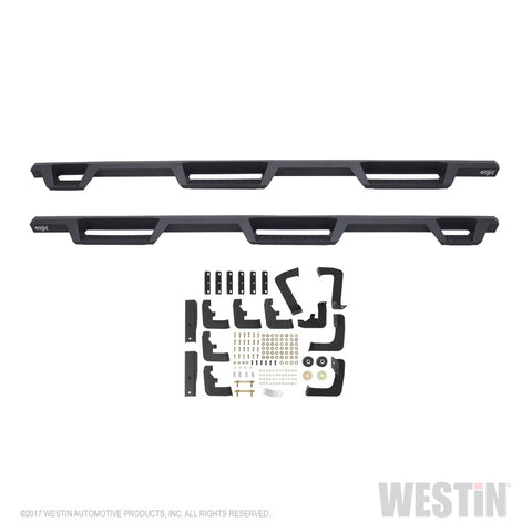 Westin 17-22 Ford F-250/350 Crew Cab 6.75ft Bed HDX Drop W2W Nerf Step Bars - Tex. Blk - 56-534025