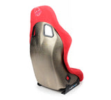 NRG FRP Bucket Seat ULTRA Edition - Medium (Red Alcantara/Pearlized Back) - FRP-303RD-ULTRA