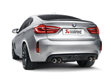 Akrapovic 15-17 BMW X5M (F85) Evolution Line Cat Back (Titanium) w/ Carbon Tips - S-BM/T/1