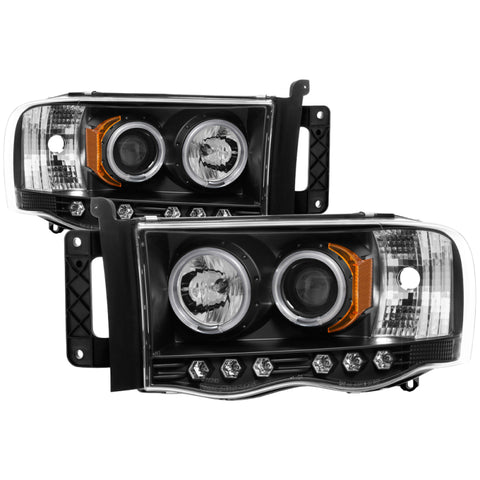 Spyder Dodge Ram 1500 02-05 03-05 Projector Headlights CCFL Halo LED Blk PRO-YD-DR02-CCFL-BK - 5009951