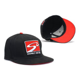 Skunk2 Team Baseball Cap Racetrack Logo (Black) - L/XL - 731-99-1502