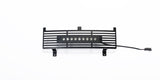 Putco 15-19 Chevy Silv HD SS Black Bar Design Bumper Grille Insert w/ Curved Flush 10in Light Bar - 87195L