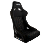 NRG FRP Bucket Seat (Black w/ Multi Color Geometric Pattern) - Large - FRP-300-MGEO-BK