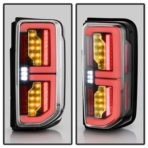 Spyder 21-23 Ford Bronco (Factory LED Model Only) LED Tail Lights - Black (ALT-YD-FB21LED-LED-BK) - 5088765