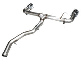 AWE 19-23 BMW 330i / 21-23 BMW 430i Base G2X Track Edition Axle Back Exhaust - Chrome Silver - 3020-32429