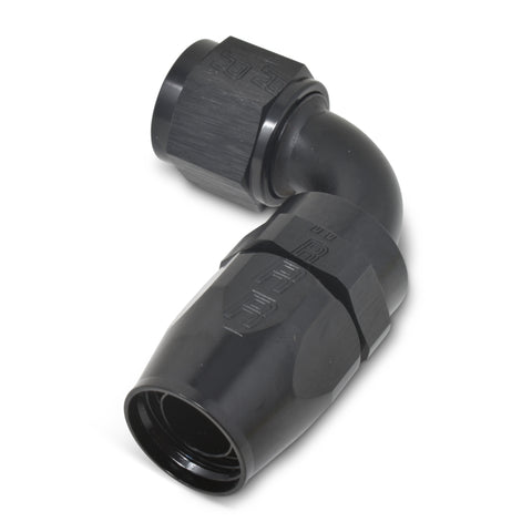 Russell Performance -10 AN Black 90 Degree Full Flow Hose End - 610185