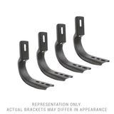 Go Rhino 20-20 Jeep Gladiator Brackets for OE Xtreme Cab Length SideSteps - 6845165