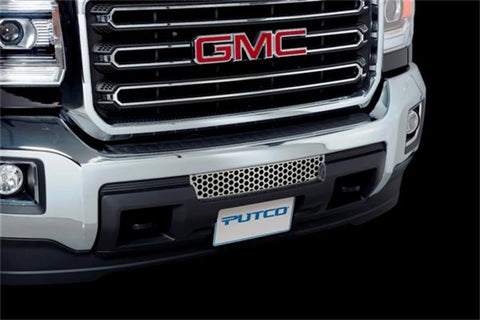 Putco 15-19 GMC Sierra HD - Stainless Steel - Punch Design Bumper Grille Bumper Grille Inserts - 85196