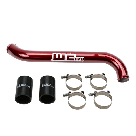 Wehrli 11-16 Chevrolet 6.6L LML Duramax Upper Coolant Pipe - Semi-Gloss Black - WCF100696-SGB