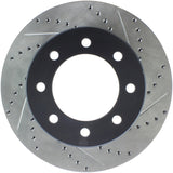 StopTech Slotted & Drilled Sport Brake Rotor - 127.67072L