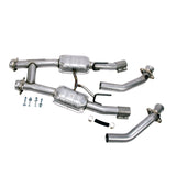 BBK 86-93 Mustang 5.0 High Flow H Pipe With Catalytic Converters - 2-1/2 - 1521