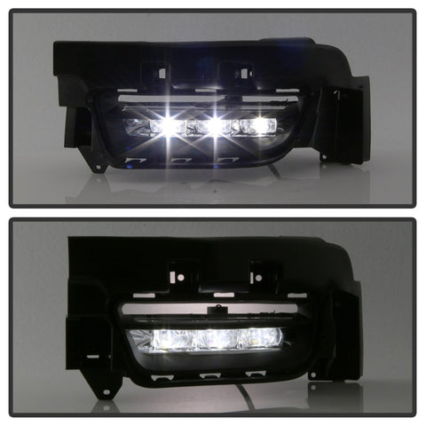 Spyder Dodge Charger 2015-2016 OEM LED Fog Lights W/Universal Switch- Clear FL-DCH2015-LED-C - 5082985