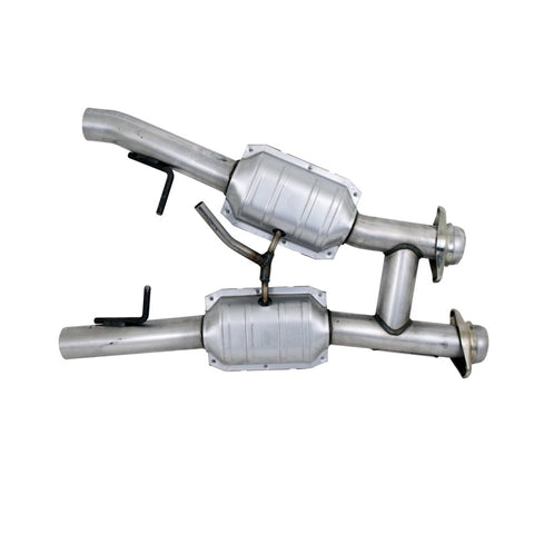 BBK 94-95 Mustang 5.0 High Flow H Pipe With Catalytic Converters - 2-1/2 - 1563