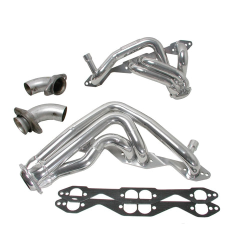 BBK 93-96 Chevrolet Impala SS Shorty Tuned Length Exhaust Headers - 1-5/8 Silver Ceramic - 15950