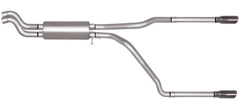 Gibson 01-05 Chevrolet Silverado 2500 HD Base 6.0L 2.5in Cat-Back Dual Split Exhaust - Stainless - 65549