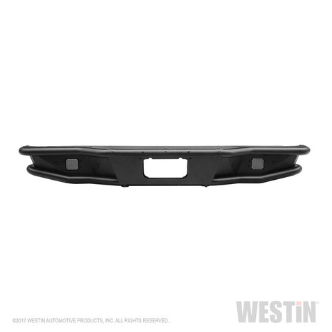 Westin 2016-2018 Chevrolet Silverado 1500 Outlaw Rear Bumper - Textured Black - 58-81005