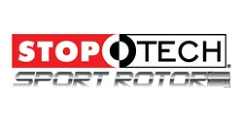 StopTech 16-18 BMW 320i Sport Slotted Left Rear Rotor - 126.34145SL