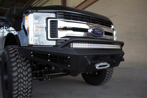 Addictive Desert Designs 17-18 Ford F-250 HoneyBadger Front Bumper w/ Winch Mount - F167382840103