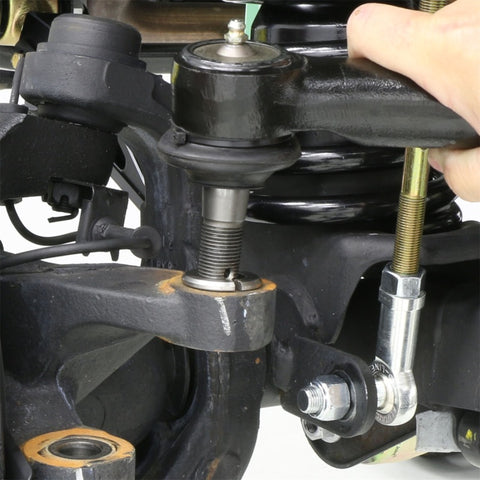 RockJock JK Currectlync Steering Sys. w/Flipped Drag Link 1.65in Dia. Tie Rod 1.3in Dia. w/Hardware - JK-9704P