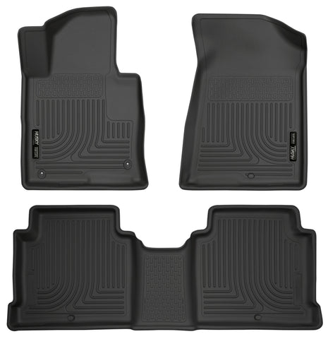 Husky Liners 2015 Hyundai Sonata Weatherbeater Black Front & 2nd Seat Floor Liners - 99631