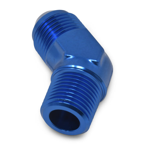 Russell Performance -4 AN to 1/4in NPT 45 Degree Flare to Pipe Adapter - 660770