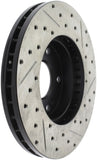 StopTech Power Slot 6/89-96 Nissan 300ZX Slotted & Drilled Right Front Rotor - 127.42050R