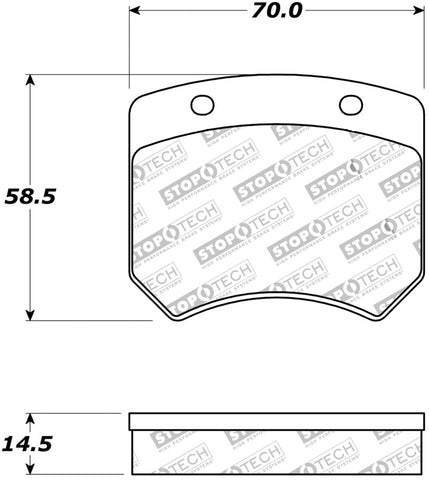 StopTech Street Touring Brake Pads - 308.06271