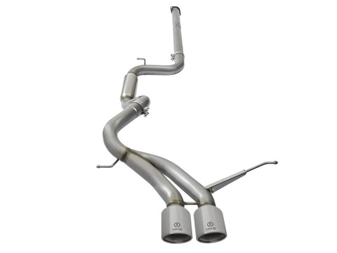 aFe POWER Takeda 3in 304 SS Cat-Back Exhaust w/ Polished Tips 13-17 Ford Focus ST L4-2.0L (t) - 49-33083-P