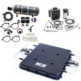 Nitrous Express Nitrous & Water Injection Kit w/Billet LT4 Supercharger Lid w/12lb Bottle - 20939BMF-12