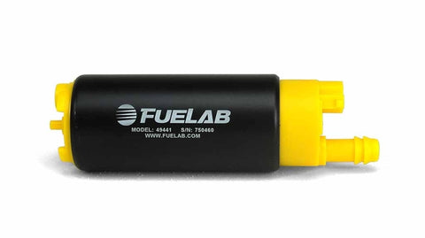 Fuelab 494 High Output In-Tank Electric Fuel Pump - 340 LPH In Offset From Out - 49441