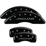 MGP 4 Caliper Covers Engraved Front & Rear MGP Black Finish Silver Characters 2017 Acura MDX - 39021SMGPBK