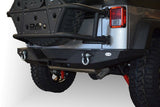 DV8 Offroad 07-18 Jeep Wrangler JK Rear Bumper Full Length - RBSTTB-09