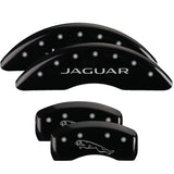 MGP 4 Caliper Covers Engraved Front & Rear Acura Black Finish Silver Char 2017 Acura MDX - 39021SACUBK