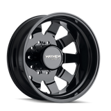 Mayhem 8181 Challenger Dually 22x8.25 / 10x225 BP / 169mm Offset / 170.1mm Hub Full Black Wheel - 8181-22820B