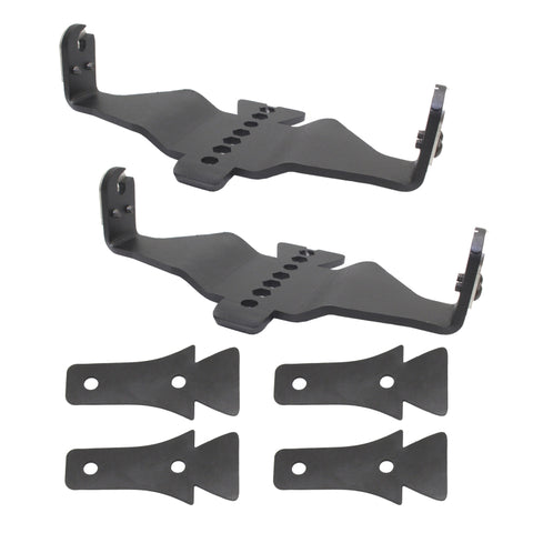 Go Rhino 18-20 Jeep Wrangler JL/JLU/Gladiator JT Light Mount - Two 6in Single Row - 731060T