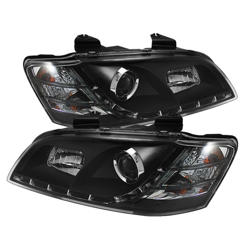 Spyder Pontiac G8 08-09 Projector Headlights DRL Black High H1 Low H7 PRO-YD-PG808-DRL-BK - 5011626