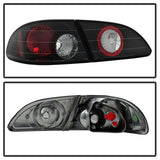 Spyder Toyota Corolla 98-02 Euro Style Tail Lights Black ALT-YD-TC98-BK - 5007476