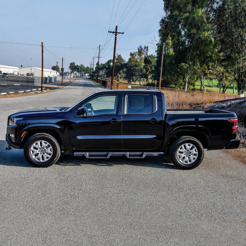 Westin 2022 Nissan Frontier Crew Cab Pickup HDX Drop Nerf Step Bars - Textured Black - 56-14215