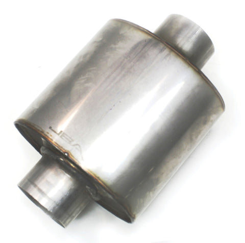 JBA Universal Straight-Through 304SS Muffler 6x6x4 2.5in Inlet Diameter Center/Center - 40-250600