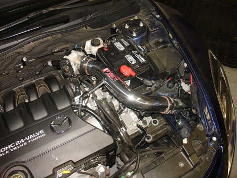 Injen 09-10 Mazda 6 3.7L V6 Black Tuned Cold Air Intake w/ MR Tech and Web Nano-Fiber Dry Filter - SP6069BLK