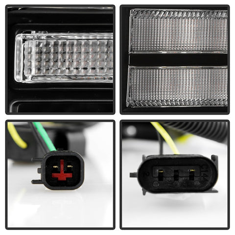 Spyder Signature 20-22 Ford F250/F350 (Halogen) Proj. Headlights - Black (PRO-YD-FS20HALSI-SEQ-BK) - 5088628