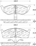 StopTech Performance Brake Pads - 309.06420