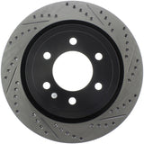 StopTech Slotted & Drilled Sport Brake Rotor - Rear Left - 127.65153L